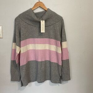 Rachel Zoe Cowl Neck Long Sleeve Pullover‎ Sweater Size M